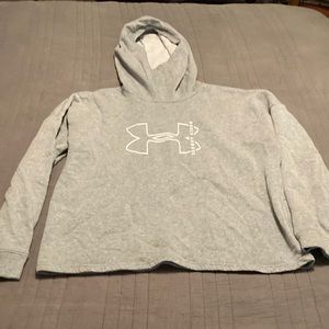 Women's Large Under Armor Gray Hoodie